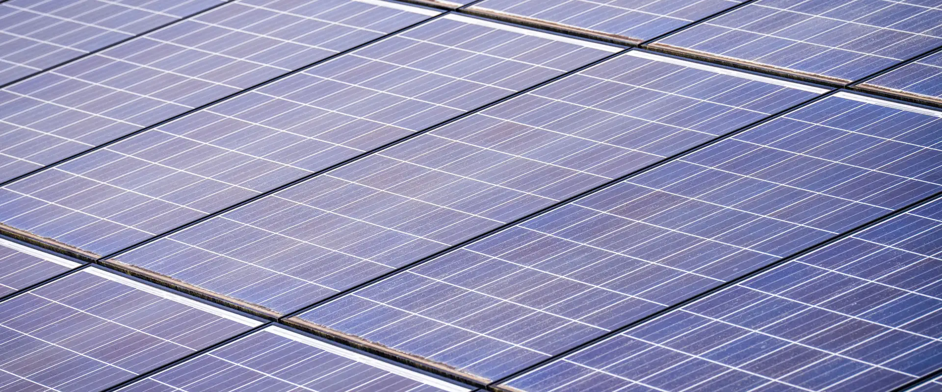 Close up showing solar cell texture and grid pattern